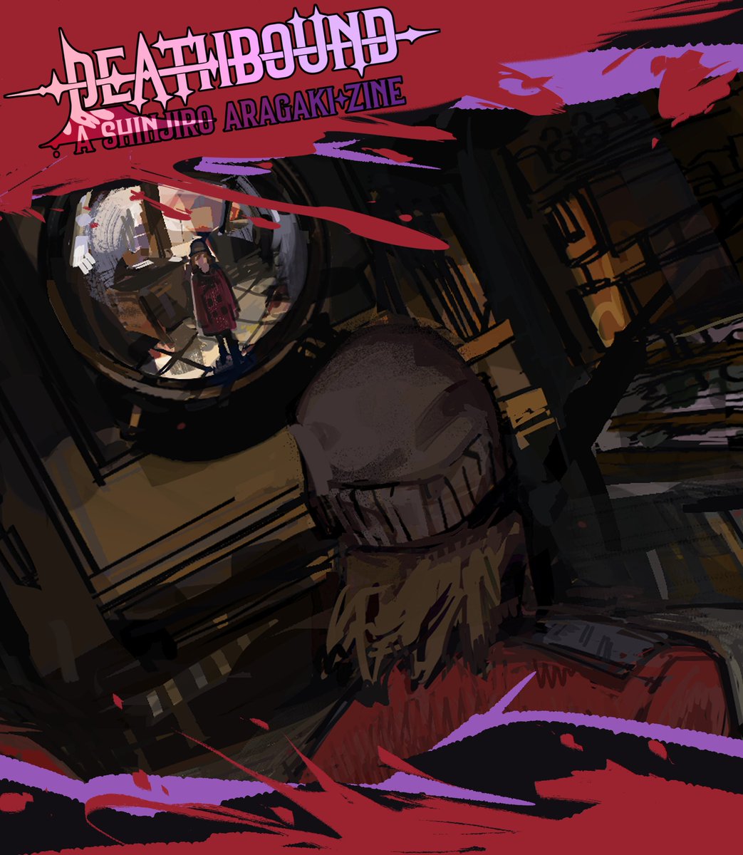 ⛓️CONTRIBUTOR PREVIEW⛓️

<a href="/linktoo_doodles/">Link 🏳️‍🌈</a> 's rendering style effortlessly builds atmosphere that captures you at one glance- their page piece is haunting as it is breathtaking!

Preorders open until December 20th!
🛍️SHOP: deathboundzine.bigcartel.com
🛍️UK ONLY: etsy.com/shop/Deathboun…
