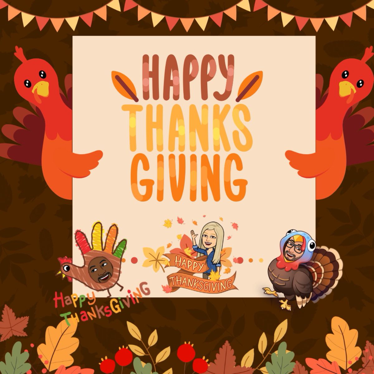 Happy Thanksgiving to all the amazing teachers out there! 🍂🦃 Thank you for your hard work, dedication, and the impact you make every day. Wishing you a restful and well-deserved break! #Thanksgiving #ThankfulForTeachers