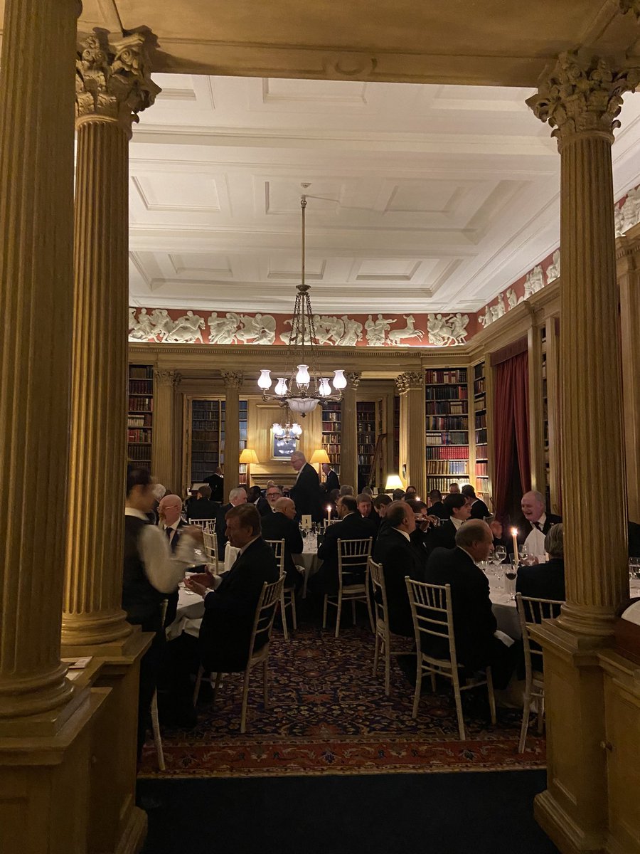 A super meeting of Hibernia Mark Lodge where we advanced 10 candidates yesterday. Our festive board was held at the magnificent The Travellers Club, Pall Mall.