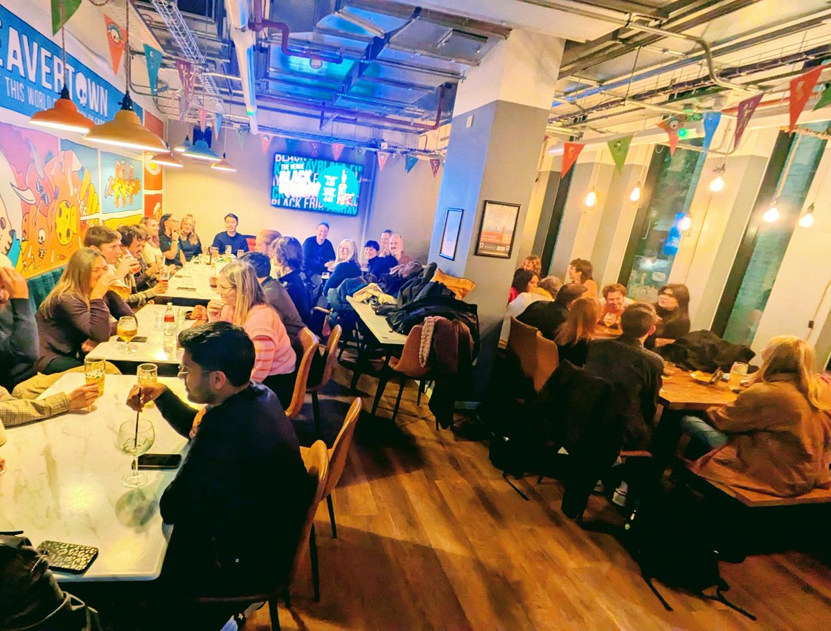 BrightonUniGeo's tweet photo. Capping off #GeographyAwarenessWeek 2024, it was lovely seeing all our Geography, Ecology and Environment staff and students at our social at the SU tonight! 🌍🦆🌱 https://t.co/BbhkvvRSO0