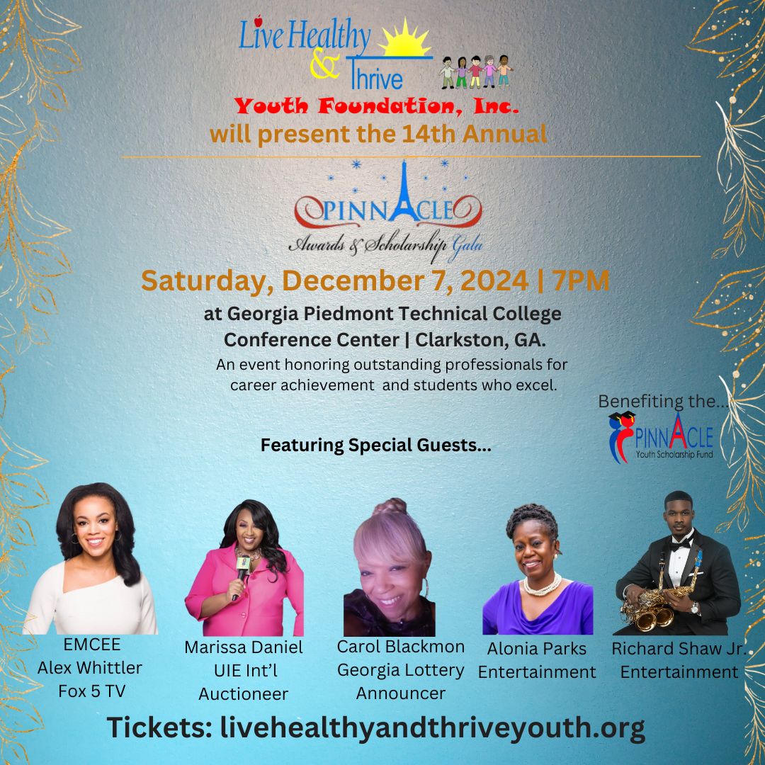 LHTYF (@lhtyf) on Twitter photo Make plans to attend our gala on 12/7/2024. Get tickets online. livehealthyandthriveyouth.org
#2024LHTYFPinnacleAwardsandScholarshipGala #Atlanta #nonprofit <a href="/AlexWhittler/">Alex Whittler</a> <a href="/Richardshawjr1/">Richard shaw jr.</a> @DrAlonia <a href="/carolblackmon/">Carol Blackmon</a> Make plans to attend our gala on 12/7/2024. Get tickets online. livehealthyandthriveyouth.org
#2024LHTYFPinnacleAwardsandScholarshipGala #Atlanta #nonprofit <a href="/AlexWhittler/">Alex Whittler</a> <a href="/Richardshawjr1/">Richard shaw jr.</a> @DrAlonia <a href="/carolblackmon/">Carol Blackmon</a>