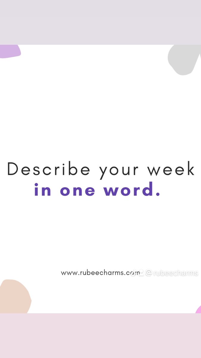 Rubeecharms's tweet image. In one word, how was your week?

I&apos;ll go first. Mine was T-pained. 😫😫

#funtrivia
#giftstoresinabuja
#abujagiftstore
|Drop shipping in Nigeria