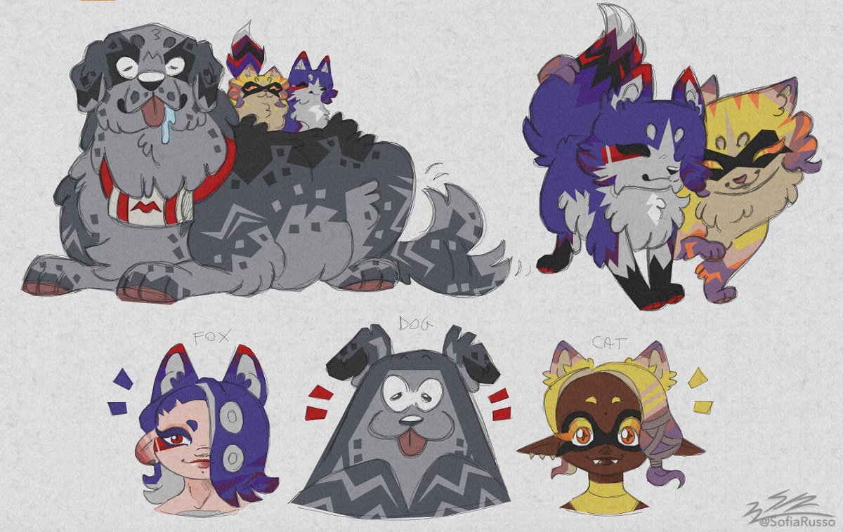 SofyTofy3's tweet photo. Deep Cut but as... non water animals? https://t.co/9CppJsrL3p