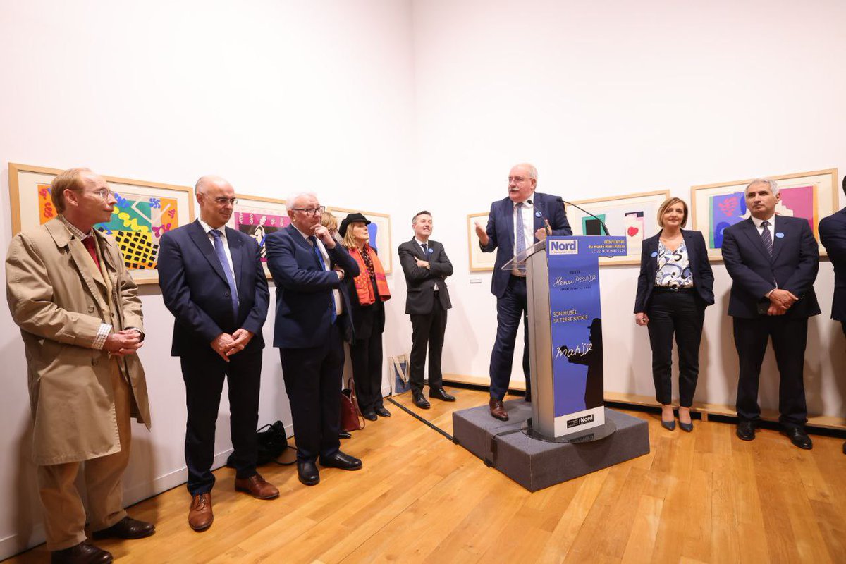 Ce soir, c’est le début de la deuxième vie pour Matisse ! 

Très heureux de rouvrir notre musée départemental Henri #Matisse au Cateau-Cambrésis rénové, agrandi, modernisé ! 

C’est un parcours magnifique que nous proposons désormais aux Nordistes, un parcours qui fait honneur au