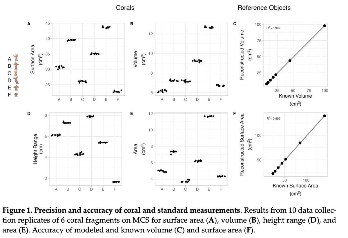 CoralResilience's tweet image. Congrats to CRL's Spencer Miller &amp;amp; team on publishing a new paper evaluating the precision of our fragrammeter. This is a machine built in house to standardize sfm photogrammetry in corals &amp;amp; measure growth/ health of frags while minimizing stress on corals
mdpi.com/2072-4292/16/2…