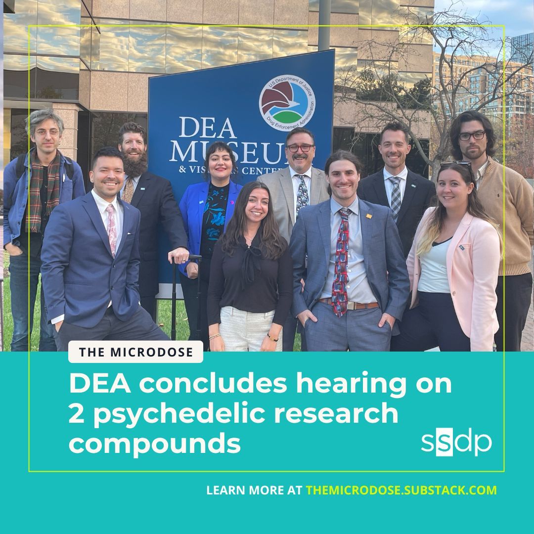Students for Sensible Drug Policy (@ssdpofficial) on Twitter photo Dr. Alaina Jaster & Dr. Raul Ramos, two of the brilliant scientists who spoke truth to power at the DEA in defense of scientific research this week, were interviewed by The Microdose, an independent journalism newsletter by <a href="/SciPsychedelics/">UC Berkeley Center for the Science of Psychedelics</a>. buff.ly/3Z3fsyN Dr. Alaina Jaster & Dr. Raul Ramos, two of the brilliant scientists who spoke truth to power at the DEA in defense of scientific research this week, were interviewed by The Microdose, an independent journalism newsletter by <a href="/SciPsychedelics/">UC Berkeley Center for the Science of Psychedelics</a>. buff.ly/3Z3fsyN