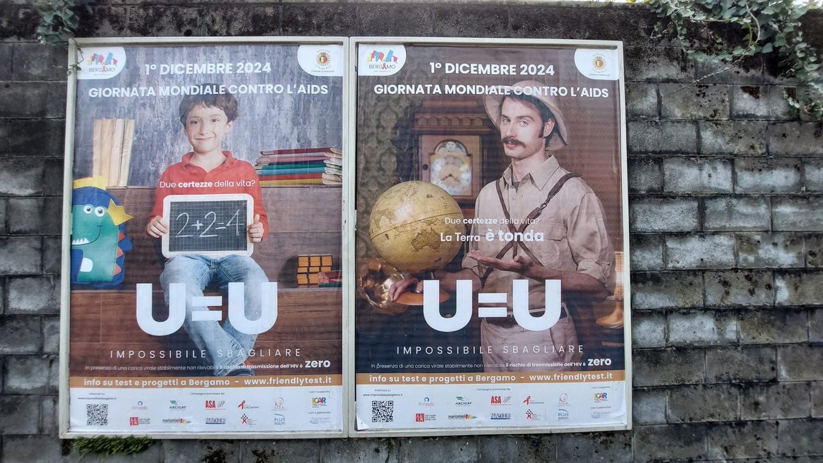 BergamoFriendlyTest (@friendly_test) on Twitter photo Entra nel vivo la campagna di sensibilizzazione U=U: impossibile sbagliare!
Manifesti in tutta la città e video sui mezzi pubblici in collaborazione con Azienda Trasporti Bergamo
friendlytest.it per saperne di più.
<a href="/EuroTestWeek/">European Testing Week</a> #FriendlyTest #hiv #EuroTestWeek Entra nel vivo la campagna di sensibilizzazione U=U: impossibile sbagliare!
Manifesti in tutta la città e video sui mezzi pubblici in collaborazione con Azienda Trasporti Bergamo
friendlytest.it per saperne di più.
<a href="/EuroTestWeek/">European Testing Week</a> #FriendlyTest #hiv #EuroTestWeek
