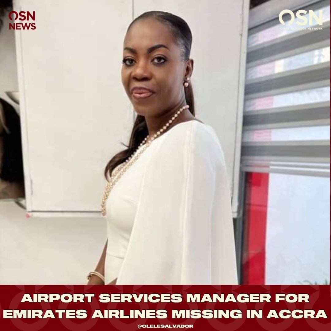 OleleSalvador's tweet photo. 🚨BREAKING🇬🇭🚔🗣️: Mrs. Sylvia Baah, the Airport Services Manager for Emirates Airlines in Accra, has reportedly gone missing. 

She was last seen around 7:30 PM yesterday outside her home off Spintex Road. Her car is still parked at her residence, but she hasn’t been seen since she arrived home per @DTSIntelAfrica.

The @GhPoliceService is investigating, and anyone with information is urged to contact the nearest police station or call 0244046382. 

Updates will be provided as more details come in.

🦅🇬🇭