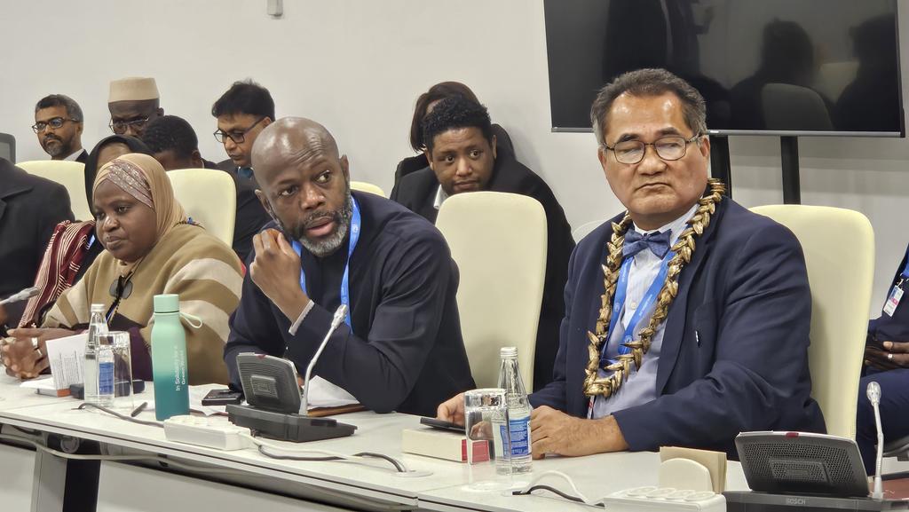 LDC Chair (@ldcchairunfccc) on Twitter photo ALARMING! The new #COP29 draft text falls short. $250 billion waters down existing commitments, neglecting special needs of LDCs & SIDS. For us, already on the frontline of climate devastation, this text is unworkable. Read More:ldc-climate.org/press_release/…
<a href="/COP29_AZ/">COP29 Azerbaijan</a> #ClimateAction ALARMING! The new #COP29 draft text falls short. $250 billion waters down existing commitments, neglecting special needs of LDCs & SIDS. For us, already on the frontline of climate devastation, this text is unworkable. Read More:ldc-climate.org/press_release/…
<a href="/COP29_AZ/">COP29 Azerbaijan</a> #ClimateAction