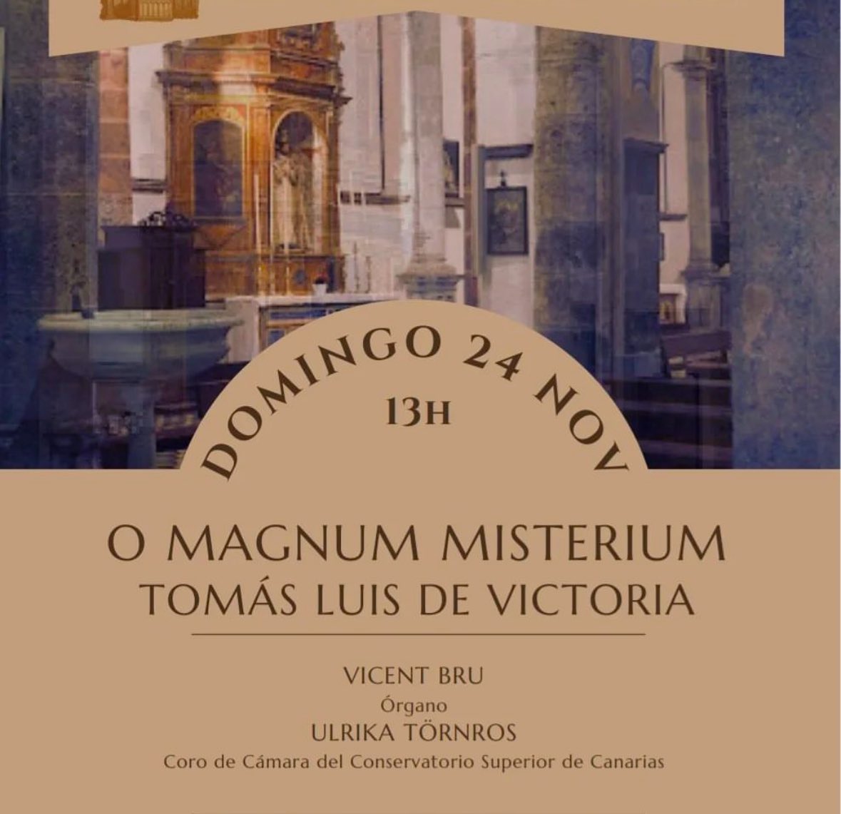 Concierto del Coro de Cámara del CSMC (sede Gran Canaria)
el domingo 24 de noviembre, en la Parroquia de Santo Domingo de Guzmán en Las Palmas de Gran Canaria 
#csmc #conservatoriosuperior