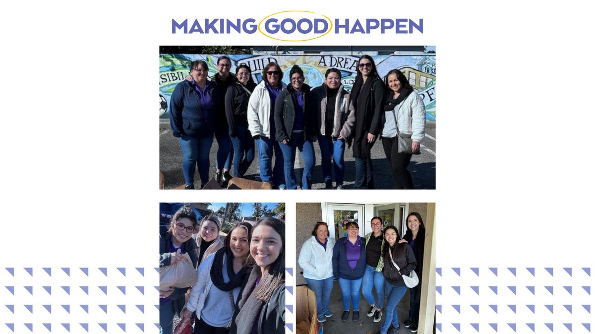We partnered with West Modesto Community Collaborative and The Food Initiative of Greater Stanislaus to help 400 families with their Thanksgiving meals. Our employees donated 33 turkeys and canned food items, and volunteered on-site. #MakingGoodHappen #ValleyFirstCreditUnion