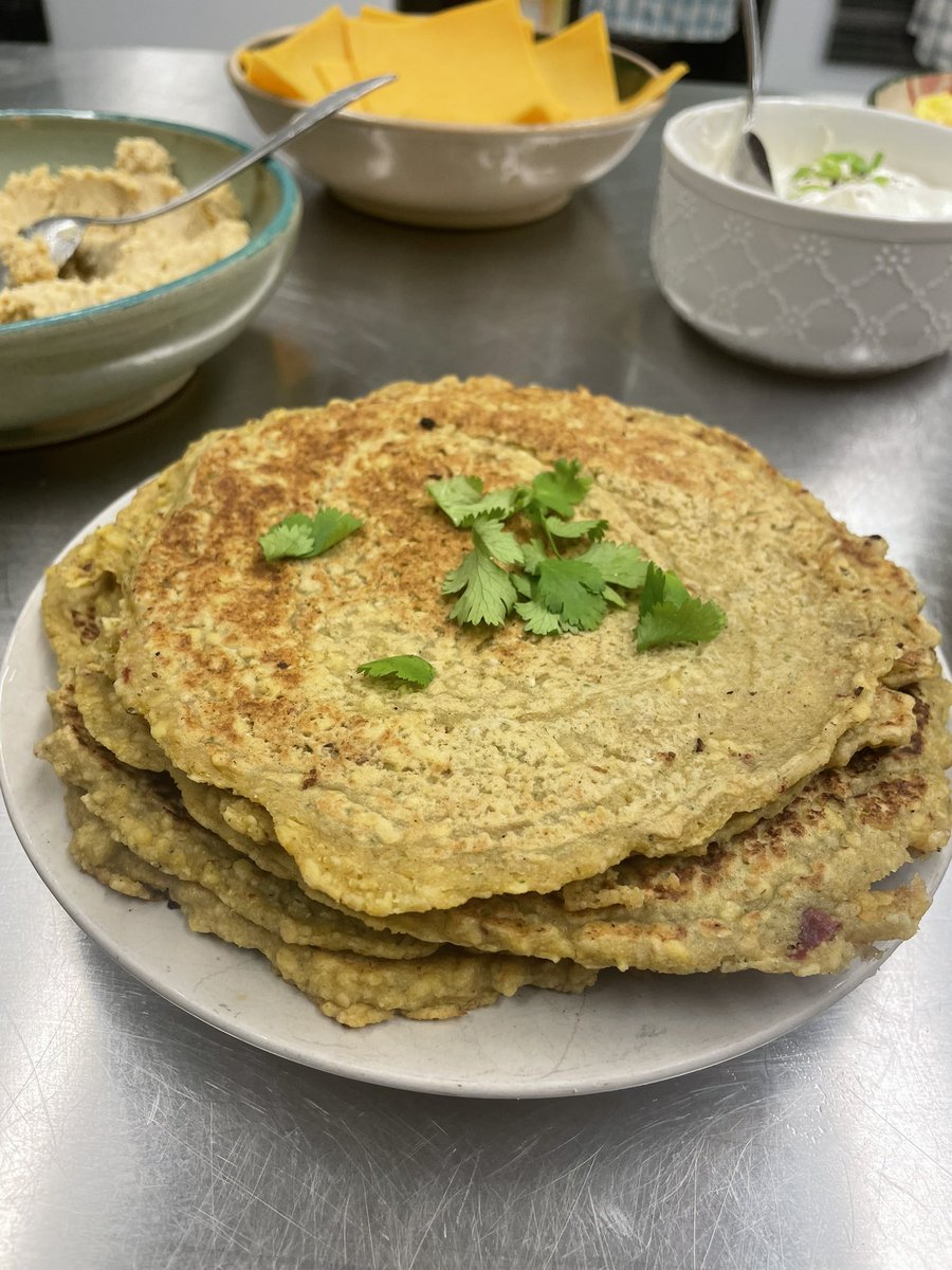 Wexford Collegiate School for the Arts (@wexfordcsa) on Twitter photo For TDSB Hindu Heritage Month, the Wexford breakfast club made Moong Dal Chilla. This traditional breakfast is a savoury crepe made with mung beans, oat flour, chilis, and coriander. Come try it with yoghurt and chutney for breakfast! <a href="/NeethanShan/">Neethan Shan</a> <a href="/nandanee_sawh/">Nandanee Sawh</a> <a href="/danielrocchi67/">Daniel Rocchi</a> For TDSB Hindu Heritage Month, the Wexford breakfast club made Moong Dal Chilla. This traditional breakfast is a savoury crepe made with mung beans, oat flour, chilis, and coriander. Come try it with yoghurt and chutney for breakfast! <a href="/NeethanShan/">Neethan Shan</a> <a href="/nandanee_sawh/">Nandanee Sawh</a> <a href="/danielrocchi67/">Daniel Rocchi</a>