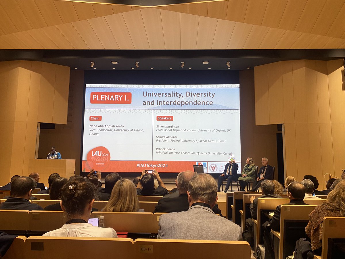 The IAU 2024 (International Association of Universities) Meeting, whose theme this year is "University Values in a Changing World", has officially started. This event is hosted by Sophia University in Tokyo. <a href="/IAU_AIU/">International Association of Universities (IAU)</a>