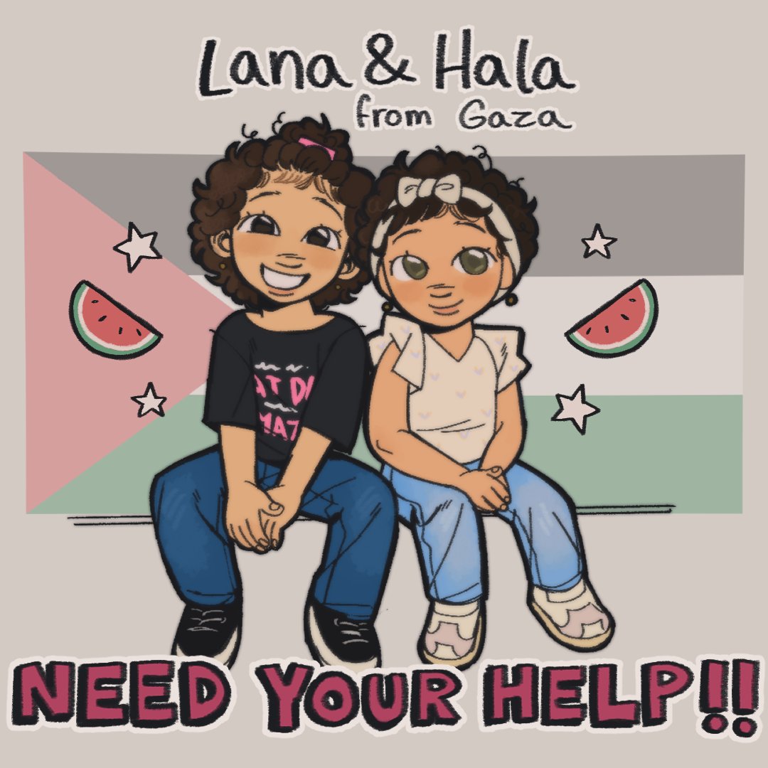 please share and donate if you can to help these little girls and bring them hope, safety, and the chance for a better future!! 🇵🇸🤍

gofundme.com/f/help-hazem-k…
