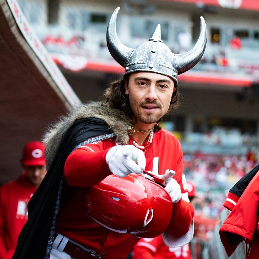 THANK YOU INDIA!!!! 

Jonathan India was drafted in the 1st round by the Reds in 2018 and won NL Rookie of the Year in 2021!

Ever since India came to the Reds he has been a leader, a pro, and all effort guy.

Wishing him the best of luck in KC! ❤️