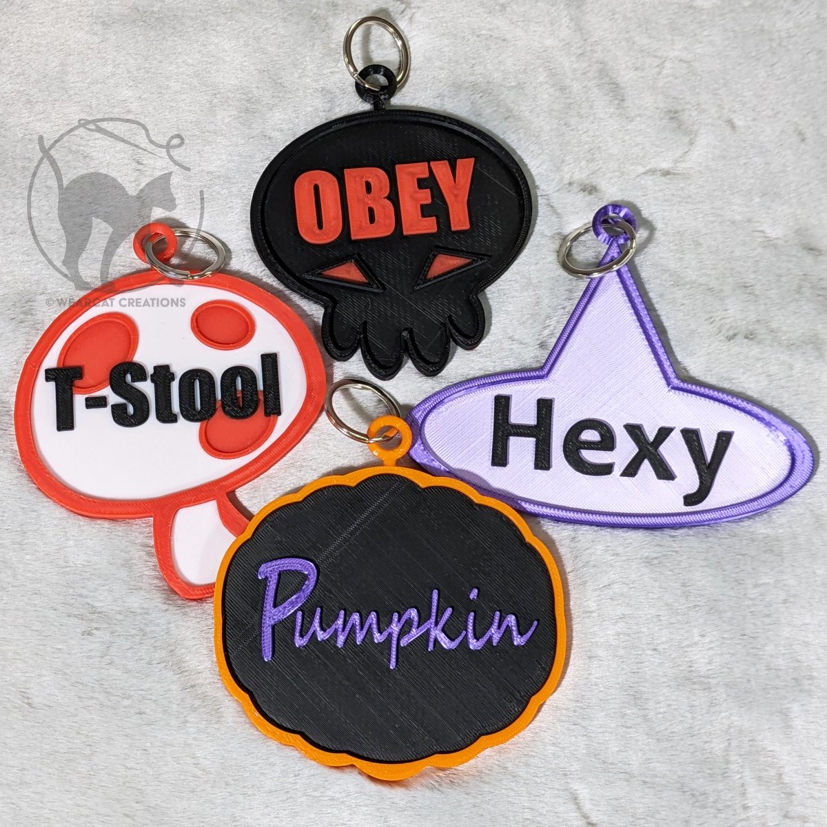 WearCreations's tweet photo. Happy pre-holiday sales - Everything in our shop is currently 50% off!! Been wanting a new tag to show off your fursona? A matching collar to go with it? Fursuit headbases? 

https://t.co/ilZpnqA6aN https://t.co/4ylYz36mqh