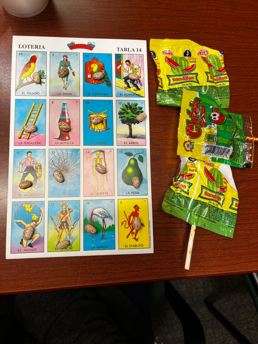 UNT_CGSO's tweet image. We had much fun last Friday playing the Loteria game and having delicious dishes from the Hispanic and Latin American culture. T&apos;was our second graduate student international event.  Thanks to @UNTChemistry for the continuous support. 

#graduatestudents #international #culture