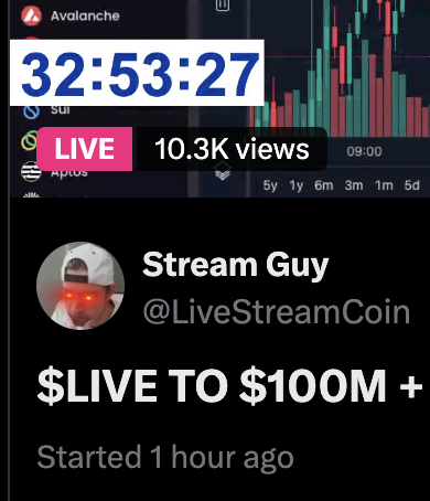StreamGuy_'s tweet photo. ARE THEY GONNA START BELIEVING?

10K VIEWERS IN 1 HOUR

$LIVE TO ♾ https://t.co/c8DEtvk7Xy