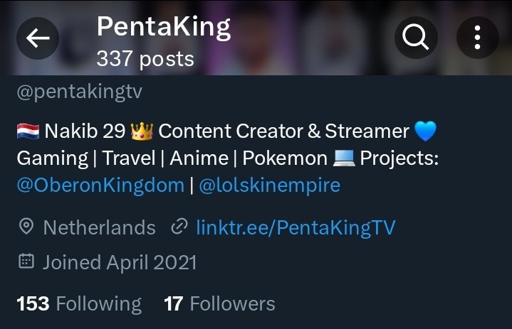 pentakingtv's tweet photo. 337 posts?!?
I don't remember the part of me that was being so active on Twitter, but scrolling through my feed I started remembering again. The alzheimer is kicking in early 🥲 https://t.co/4n6D48elzs