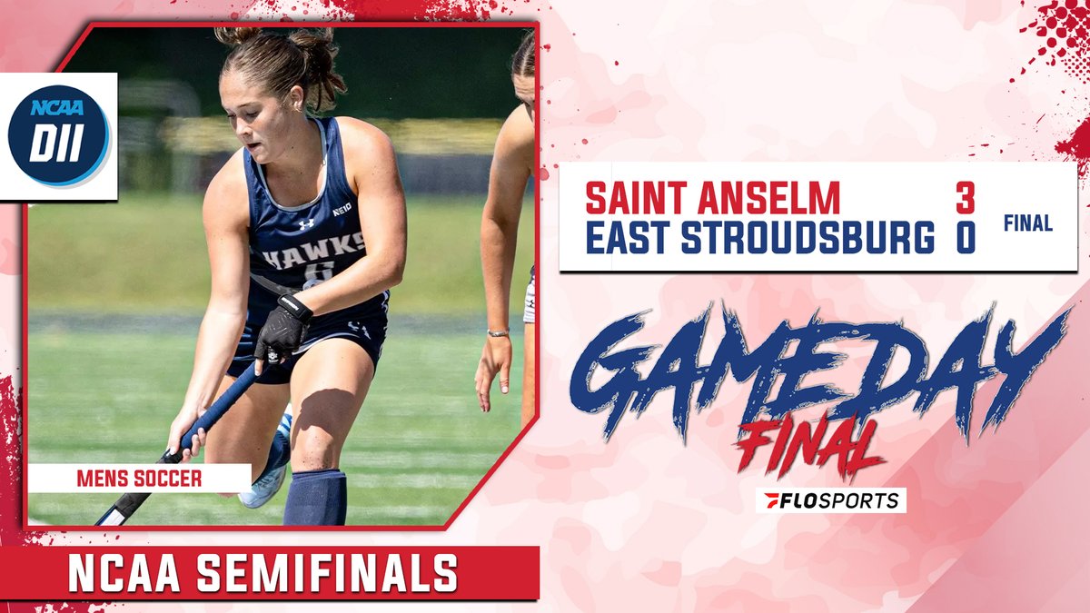 𝐆𝐎𝐈𝐍𝐆 𝐓𝐎 𝐓𝐇𝐄 '𝐒𝐇𝐈𝐏 🏆

For the first time since 2019 the NE10 is headed to the Natty!  <a href="/STAHawks/">Saint Anselm Hawks</a> will face the defending national champion Kutztown Sunday at 1pm.

#NE10EMBRACE I #NCAAD2 I #D2FH