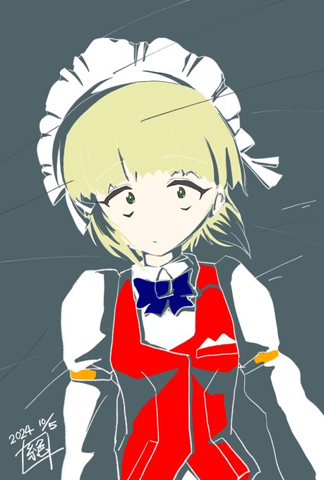 #見た人も無言で金髪or黄髪をあげる 