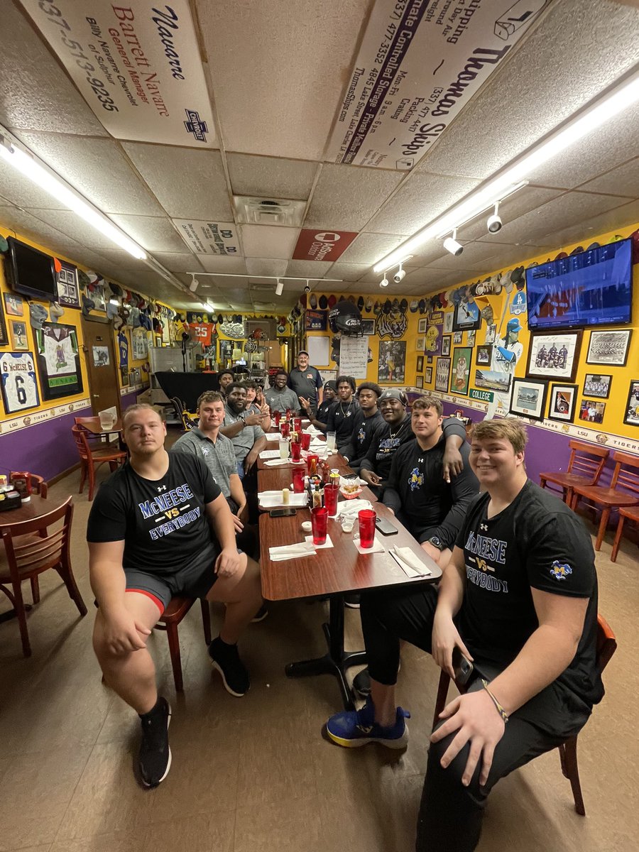 McNeeseFB's tweet image. Final week of Cowboys in the community🤠

#GeauxPokes | #WeDat