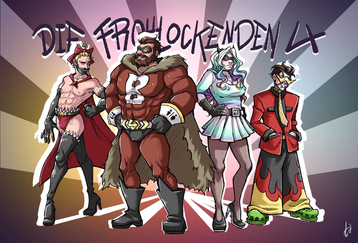 Die unverhofften Superhelden unserer Herzen 🤍

#WildeHorde #Horde #GronkhTV #DieFrohlockenden4 #LederLappenBert #BronkoMan #LaserLysatria #MrWimeunbei #GanzNormalerFreitag