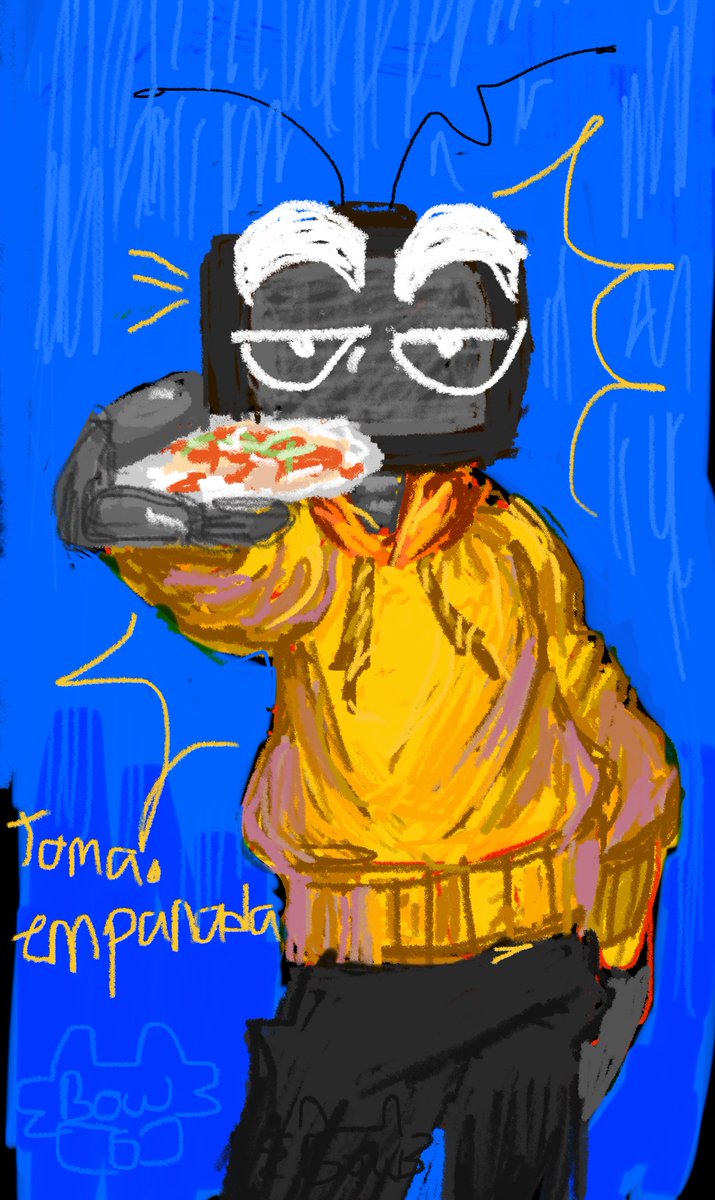 Dejare que este sketch del tv dándote una empanada sea lo primero que suba a X 
#Nausurero