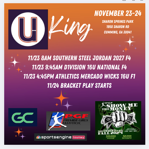 39 degrees 🥶and 🌞 at first pitch tomorrow! Come check out the action at Sharon Springs this weekend!🥎💪🧡🤍💜