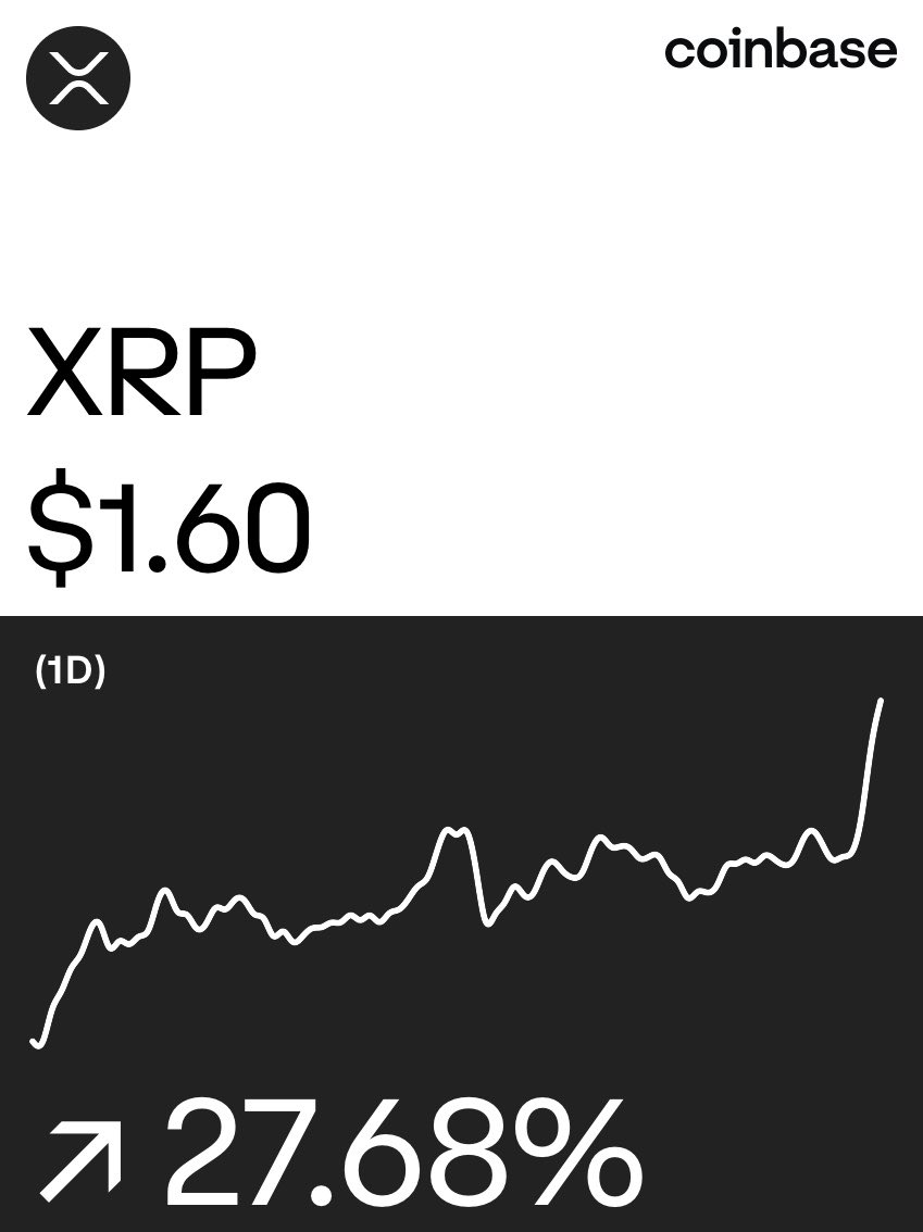 steadiercone697's tweet photo. XRP on Coinbase: https://t.co/okM5lOMOXI https://t.co/jprc2r5Umj