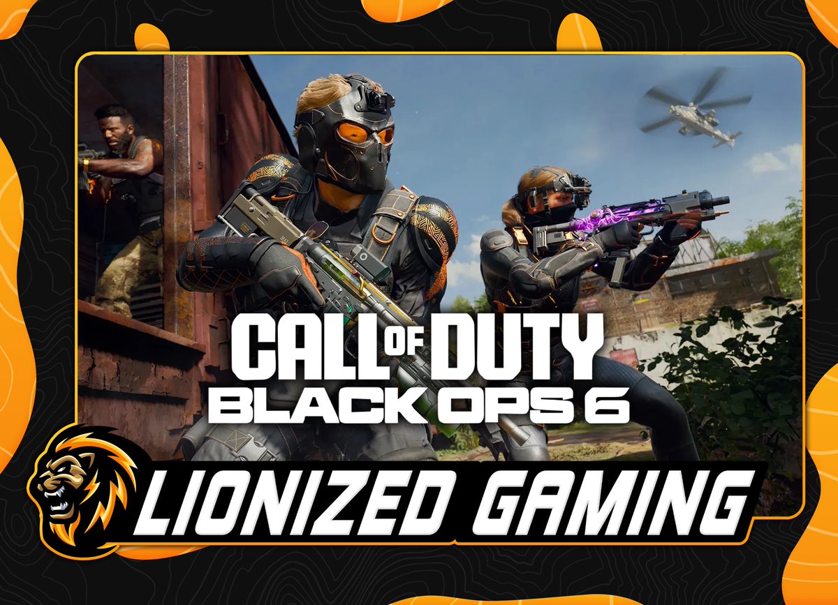LionizedGaming's tweet photo. Lionized takes on BO6! Catch it RIGHT NOWWW on @RachelSev, @eelswithfeels, and @ItsKasabi’s streams!! 🔫🦁 https://t.co/eHe3DnBHnq