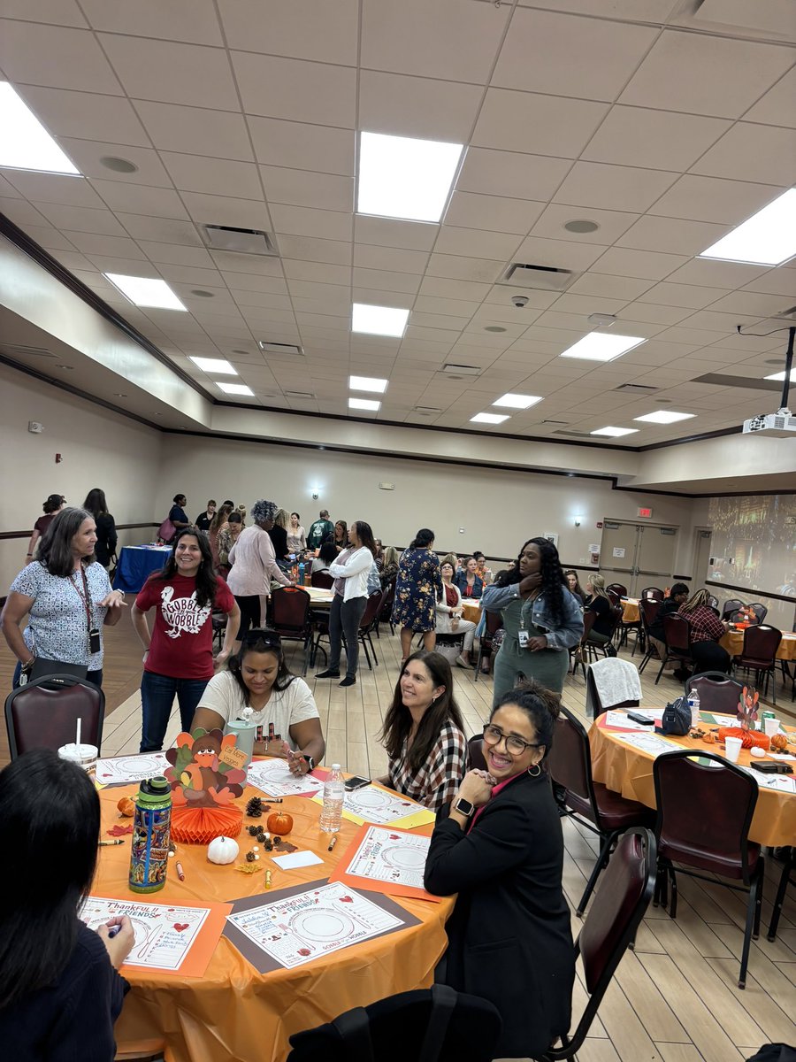 ESE Specialized Instruction had an amazing time collaborating and reflecting on our shared work at our Friendsgiving meeting. Hoping this awesome crew has a fabulous Thanksgiving full of relaxation, laughter, and gratitude. <a href="/ESEbroward/">Broward ESE</a>