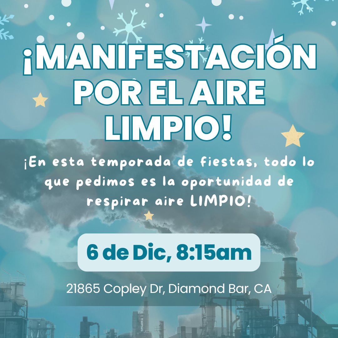 The South Coast Air Quality Management District has a lot of work in the coming year to clean up appliance pollution, ports, and boilers. We need you to join us in sending this message to the agency! Will we see you at the Rally for Clean Air?