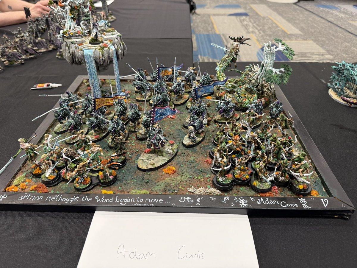 AoSCoach's tweet photo. AoS Best Painted nominations at the World Championships of Warhammer #WarhammerCommunity #ageofsigmar https://t.co/phDiVYkj2s