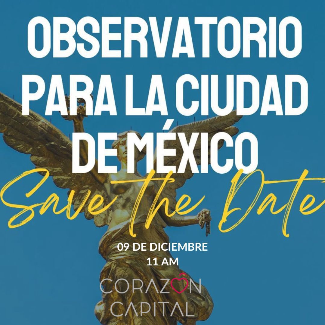 aurel_gt's tweet photo. En @CorazonCapital queremos construir puentes, juntar, articular y difundir información sobre la #CDMX.

¿Estás en una organización de la #SociedadCivil y quieres sumarte al Observatorio para la Ciudad de México? 

Manda DM. 

#ObservatorioCDMX https://t.co/9ZkJqAGtnH