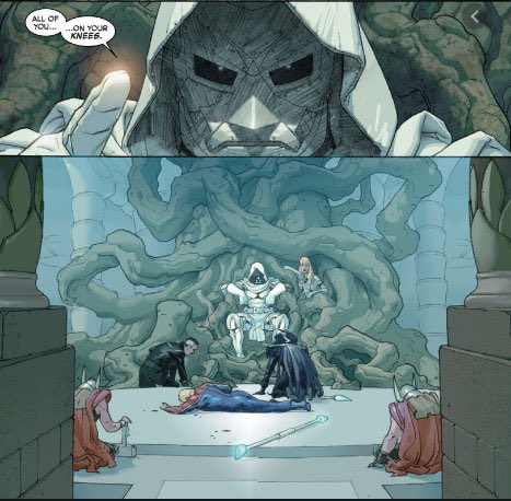 MonarchOfIron's tweet photo. *Doom comes blasting back, landing a right hook into the guest.*

"You are foolish to think I could be stopped." https://t.co/RRfDm9MKZi
