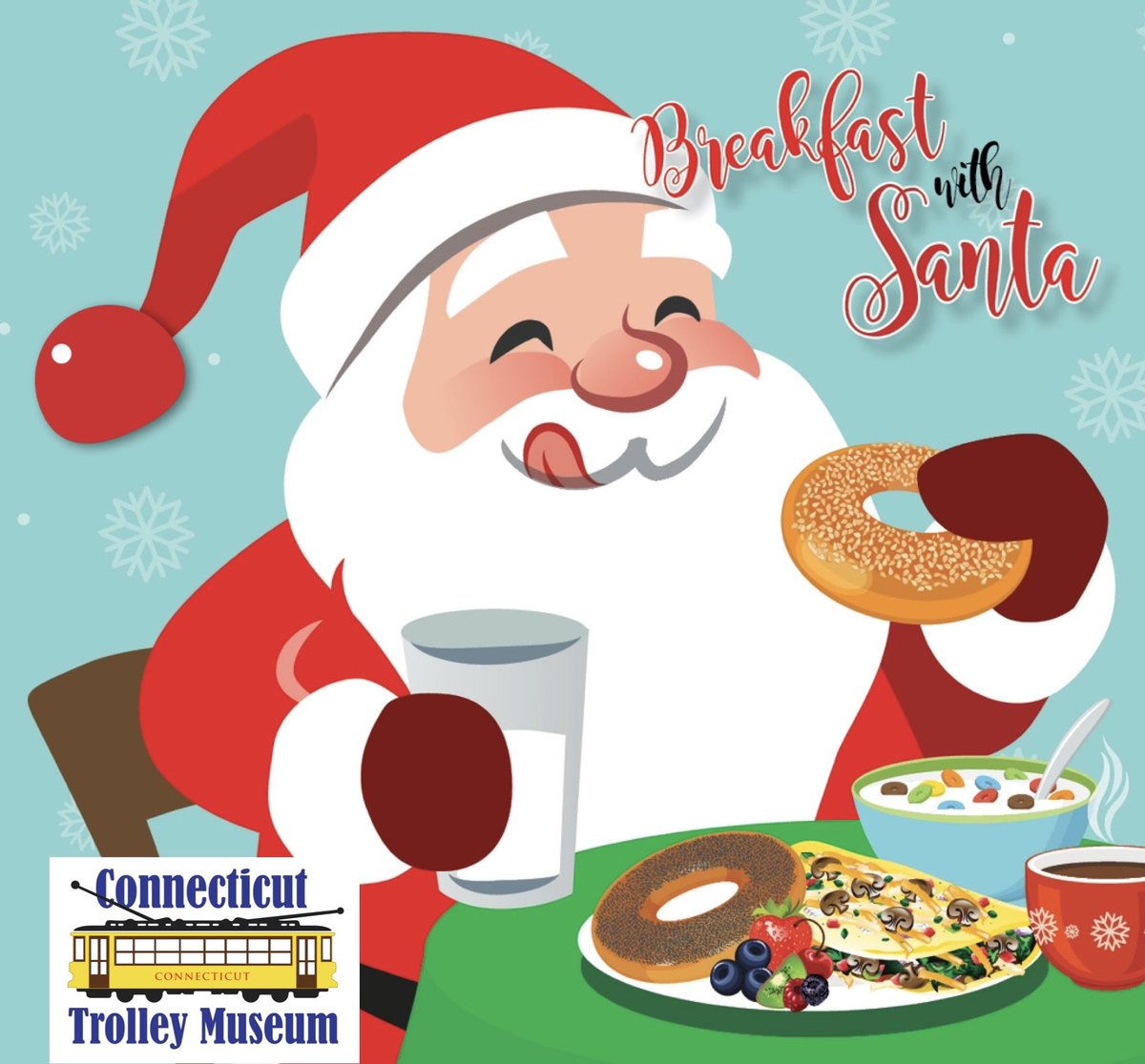 SistersInBiz's tweet image. Breakfast with Santa on Dec 7th! This unforgettable experience includes a delicious breakfast, a festive trolley ride, and access to the beautifully decorated Visitor Center. ct-trolley.org 
#EastWindsor #CT #Connecticut 
TY @SMWesterly for posting this on your page!