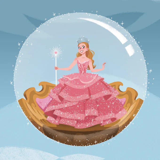 Thought I'd share some interior art from the two Little Golden Books I illustrated. I am so chuffed to see the books being promoted so much especially since Wicked is a musical that is so near and dear to my heart  