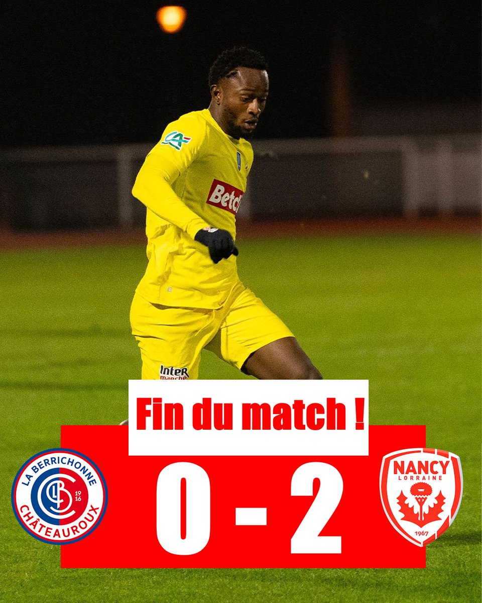 ActuAsnl's tweet photo. ⏱️90+4' FIN DU MATCH !

Victoire sur ce score de 2 - 0 contre la Berrichonne de Châteauroux. Suite a cette victoire Nancy reste leader de ce Championnat de ce championnat de National 1 

#LBCASNL | #ASNL | #NationalFFF
Châteauroux 0⃣-2⃣ Nancy https://t.co/Hc0FfN8ZBS