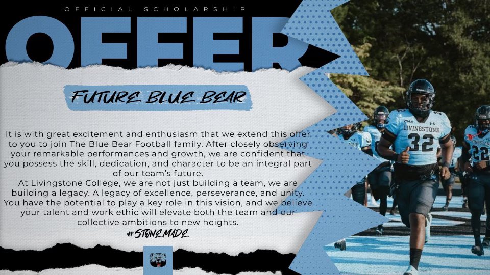 Ashton Timberlake (@cbgashton5) on Twitter photo After a great conversation with <a href="/CoachCaverJr/">Marcel Caver Jr</a> I am blessed to receive my second offer from Livingstone University #AGTG <a href="/ocbrantley/">Coach Brantley</a> <a href="/CoachLeeBax/">CoachBax</a> <a href="/NEGRamFB/">Northeast Guilford Rams Football</a> <a href="/ejpeartree/">Coach Tree</a> <a href="/On3sports/">On3</a> <a href="/One11Recruiting/">One11 Recruiting</a> After a great conversation with <a href="/CoachCaverJr/">Marcel Caver Jr</a> I am blessed to receive my second offer from Livingstone University #AGTG <a href="/ocbrantley/">Coach Brantley</a> <a href="/CoachLeeBax/">CoachBax</a> <a href="/NEGRamFB/">Northeast Guilford Rams Football</a> <a href="/ejpeartree/">Coach Tree</a> <a href="/On3sports/">On3</a> <a href="/One11Recruiting/">One11 Recruiting</a>