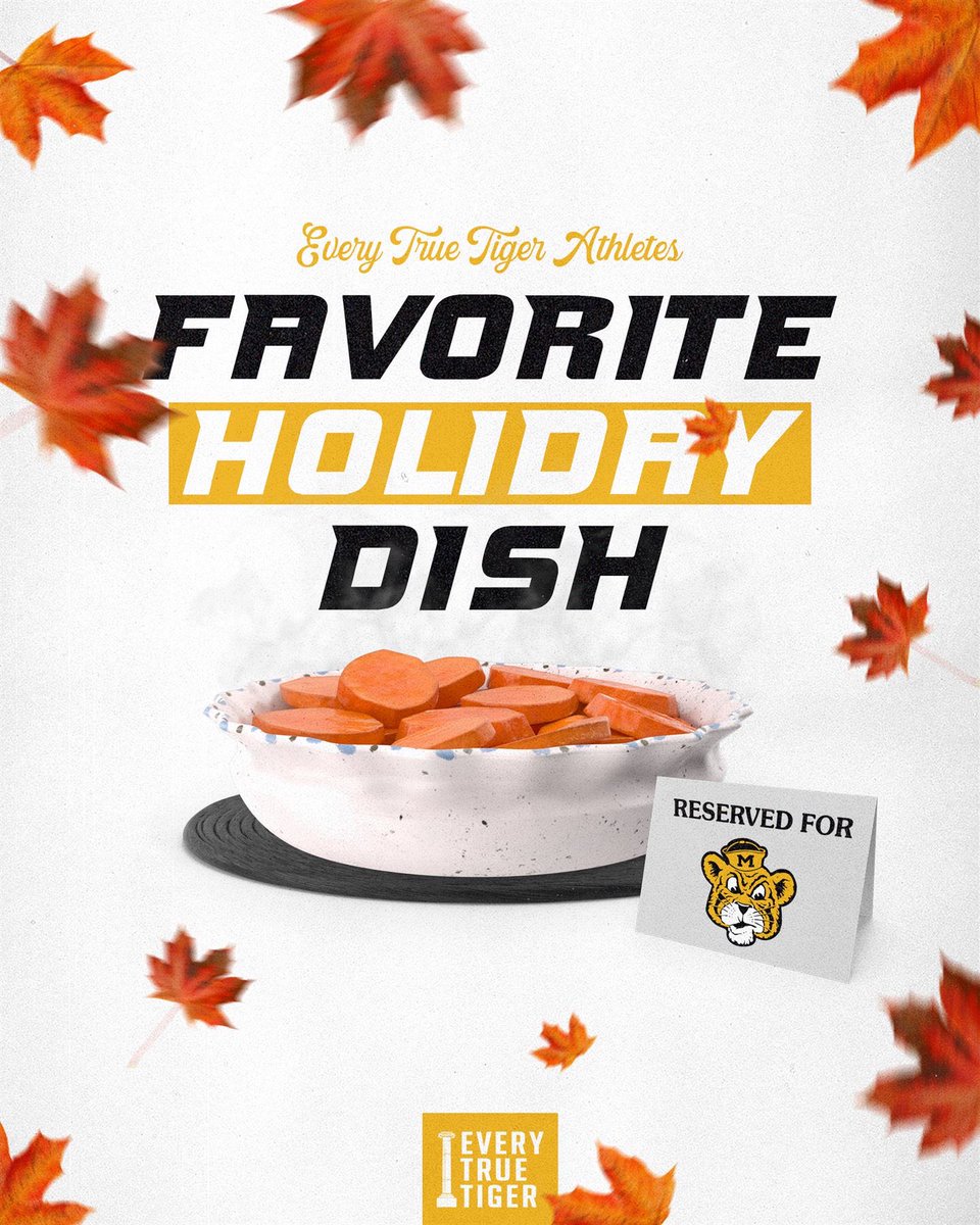 The holidays are sweeter with pie. #MIZ #ETTB @mizzouathletics