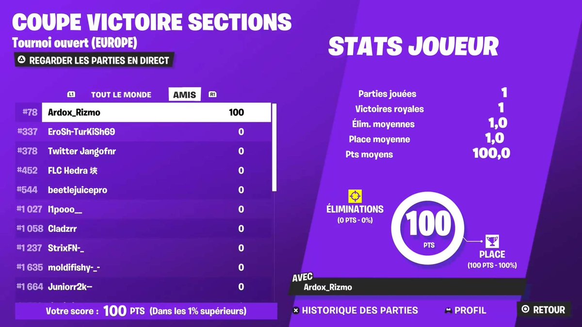 +100$ CASH CUP SOLO 🔥