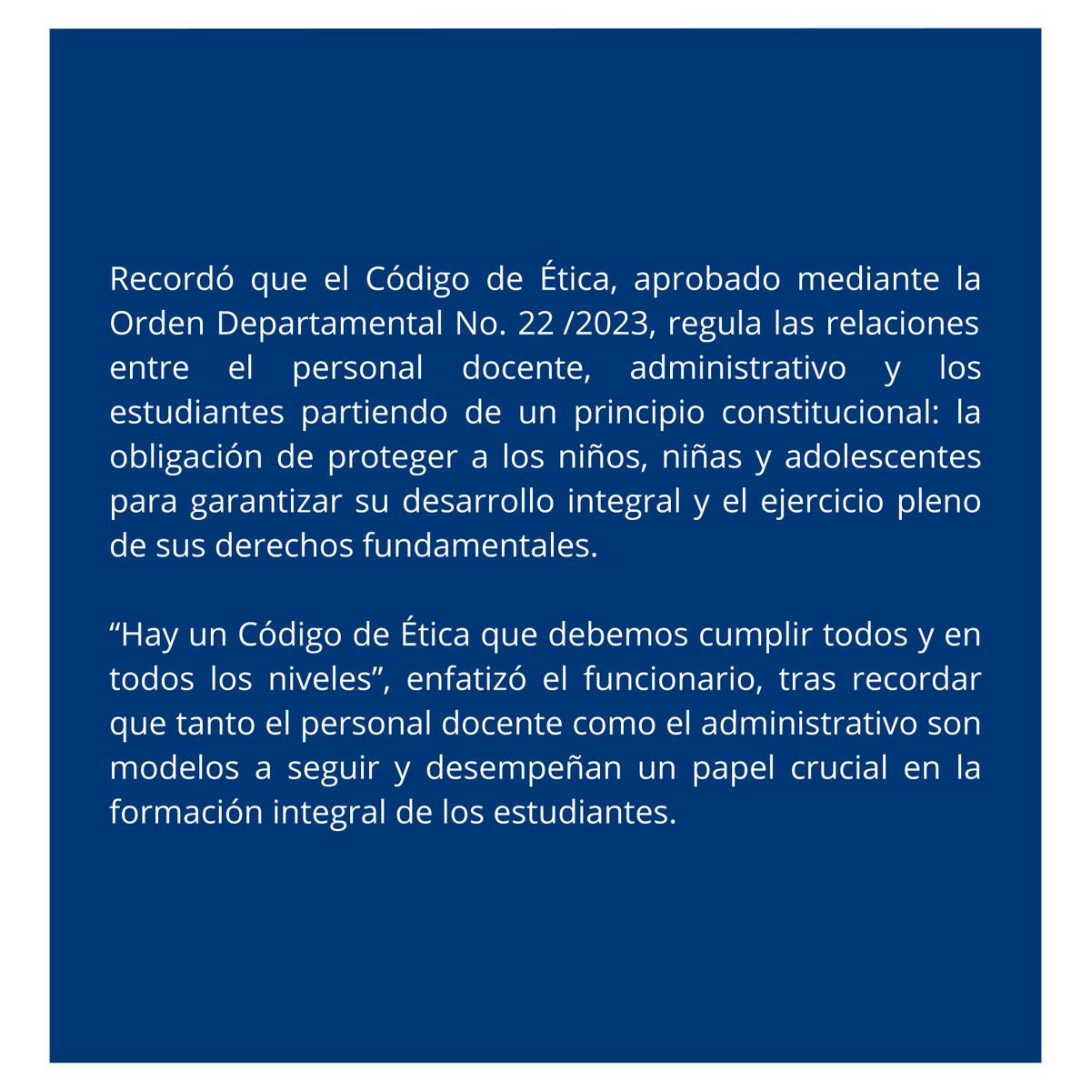 Ministerio Educación RD tweet media