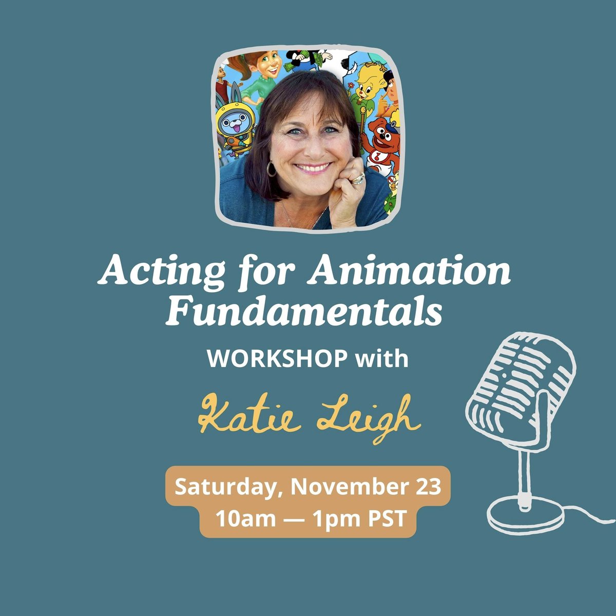 Still have spots left for my Acting for Animation workshop for beginner and intermediate voiceover artists this Saturday! More info here: eventbrite.com/e/voice-acting…
