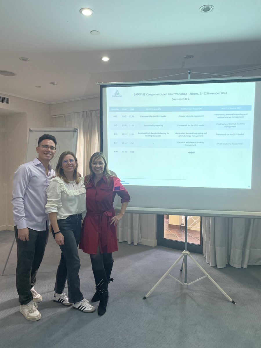 amrecuerda's tweet photo. Attending the Datawise project technical meeting in Athens. 

DATAWiSE is an innovative initiative revolutionizing building management through advanced digital solutions

https://t.co/3ippGS2AGb https://t.co/5CXDAzi5hQ