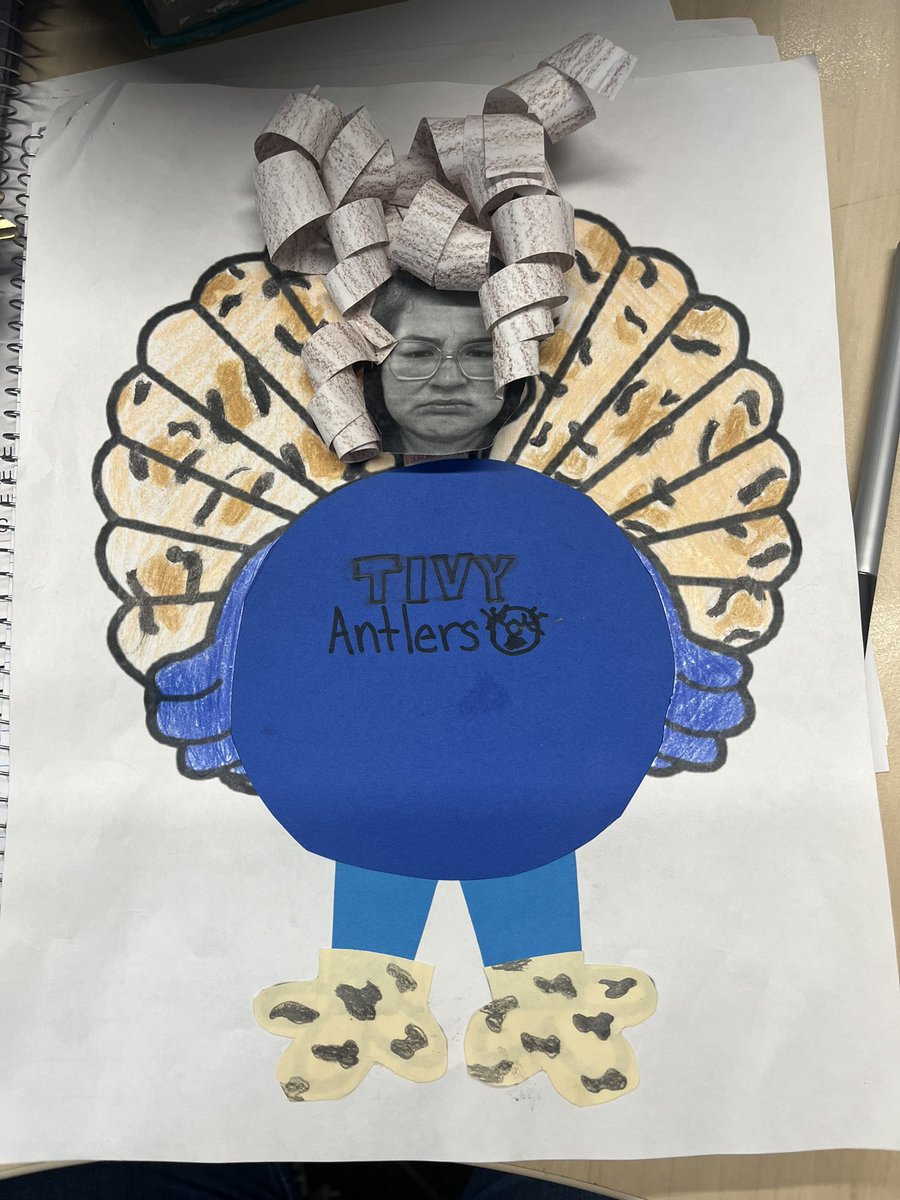 Miss_ssanchez1's tweet photo. To teach is to inspire… thanks @MsD_HPMS for your lessons that allow such creativity! #disguiseaturkey #petersonbest #kisdinspires @HPetersonMS https://t.co/uue3iDBWIE