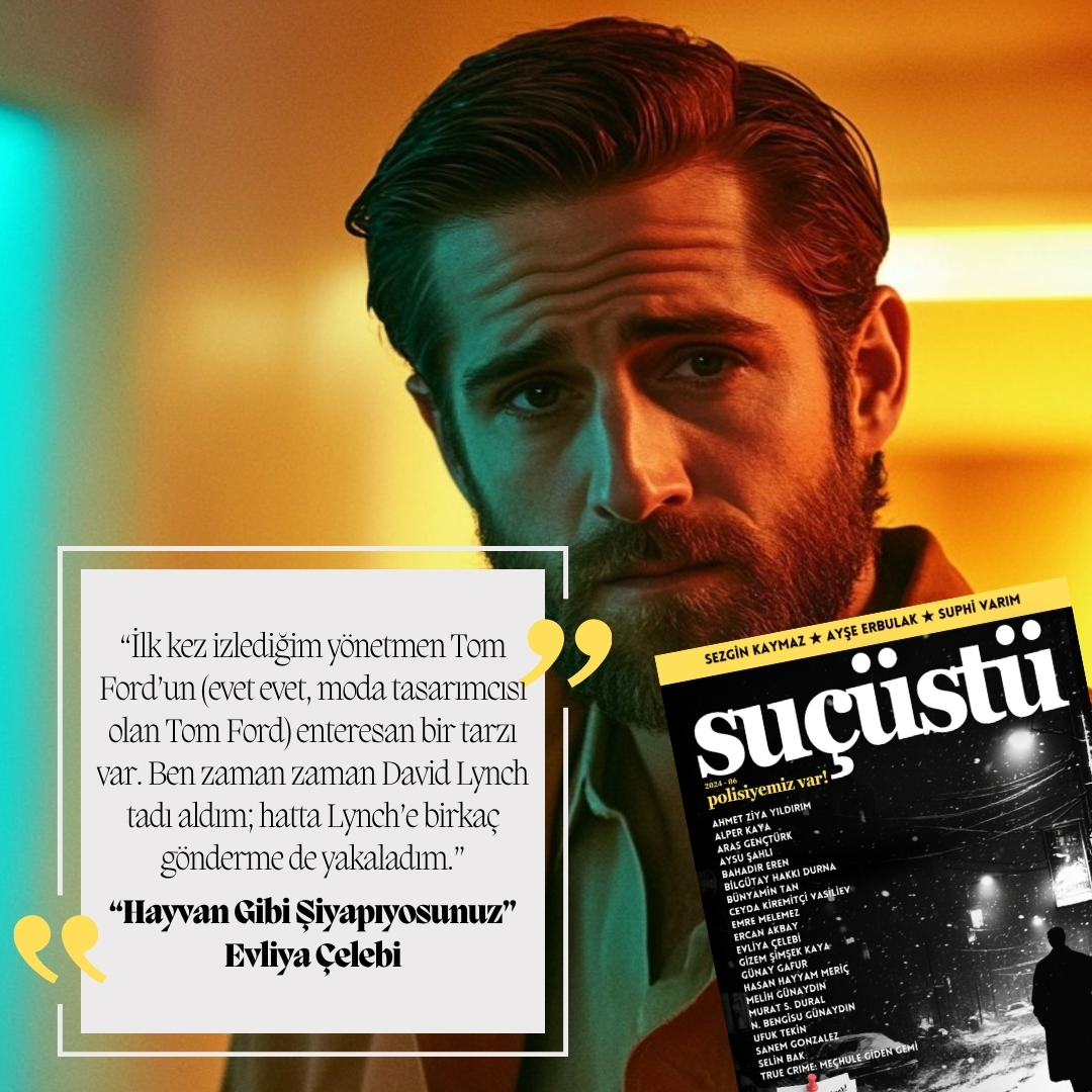 SUÇÜSTÜ (@sucustu) on Twitter photo Hafta sonu hangi filmi izleyeceğine karar veremeyenlerin yardımına koşuyoruz: Evliya Çelebi, Nocturnal Animals filmine dair yazdığı kritik yazısıyla SUÇÜSTÜ'nün altıncı sayısında!
Okumak için: sucustu.net
<a href="/_evliyacelebi/">Evliya Çelebi</a> #NocturnalAnimals #SUÇÜSTÜ Hafta sonu hangi filmi izleyeceğine karar veremeyenlerin yardımına koşuyoruz: Evliya Çelebi, Nocturnal Animals filmine dair yazdığı kritik yazısıyla SUÇÜSTÜ'nün altıncı sayısında!
Okumak için: sucustu.net
<a href="/_evliyacelebi/">Evliya Çelebi</a> #NocturnalAnimals #SUÇÜSTÜ