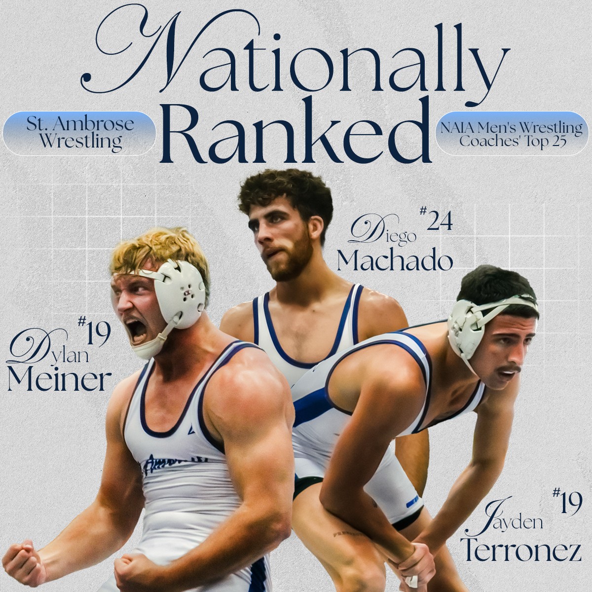 On top of the record setting conference rating, we also have 3 guys ranked nationally!!! Diego, Jayden, and Dylan have been having great season so far this year and they have been key players in the success we have had so far this year. Join us us in congratulating them. #gobees