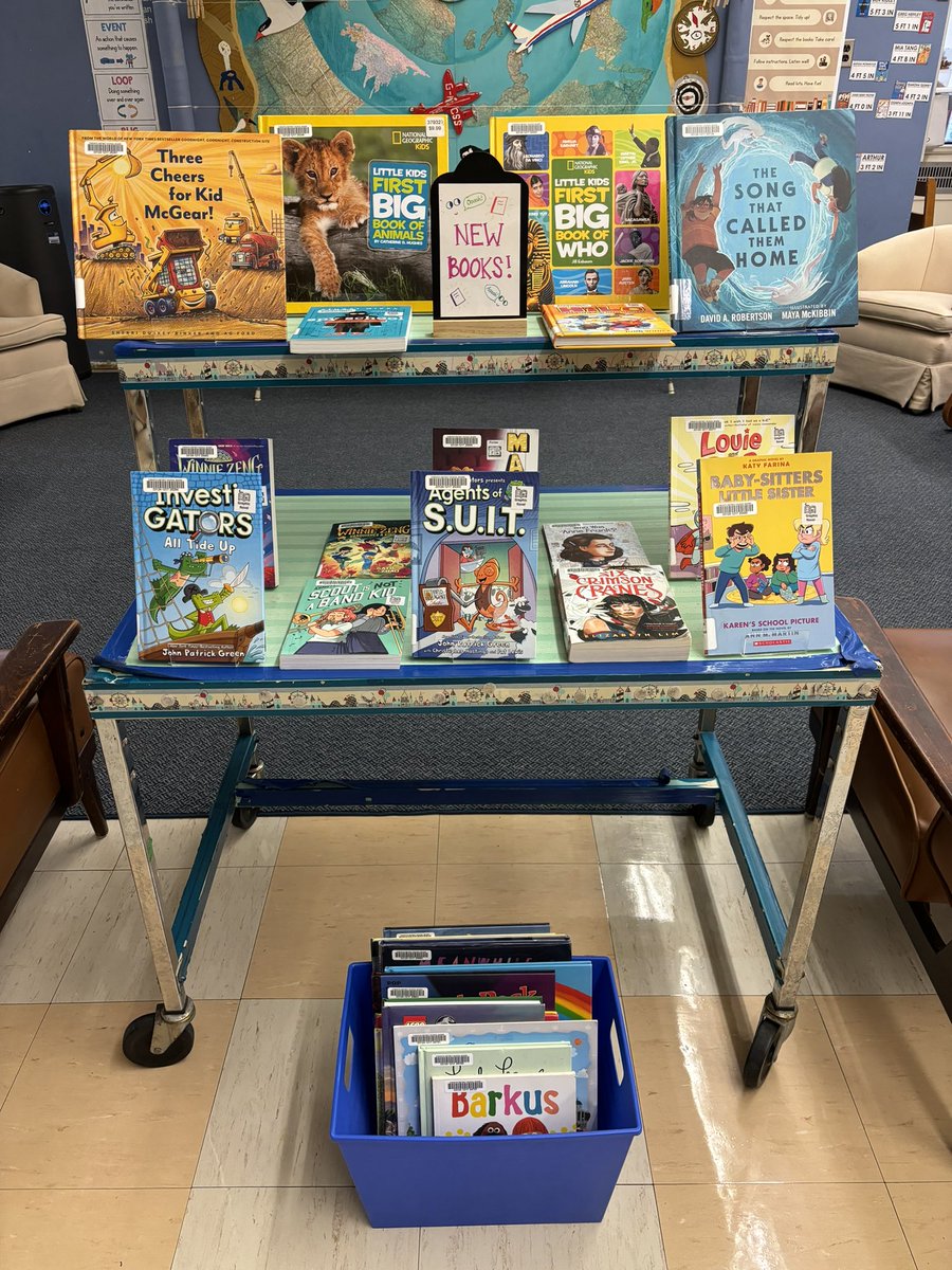 Also have some new books for both the students and Strawberry the Library Fairy! #ONSchoolLibraries 📚🍓🧚‍♀️