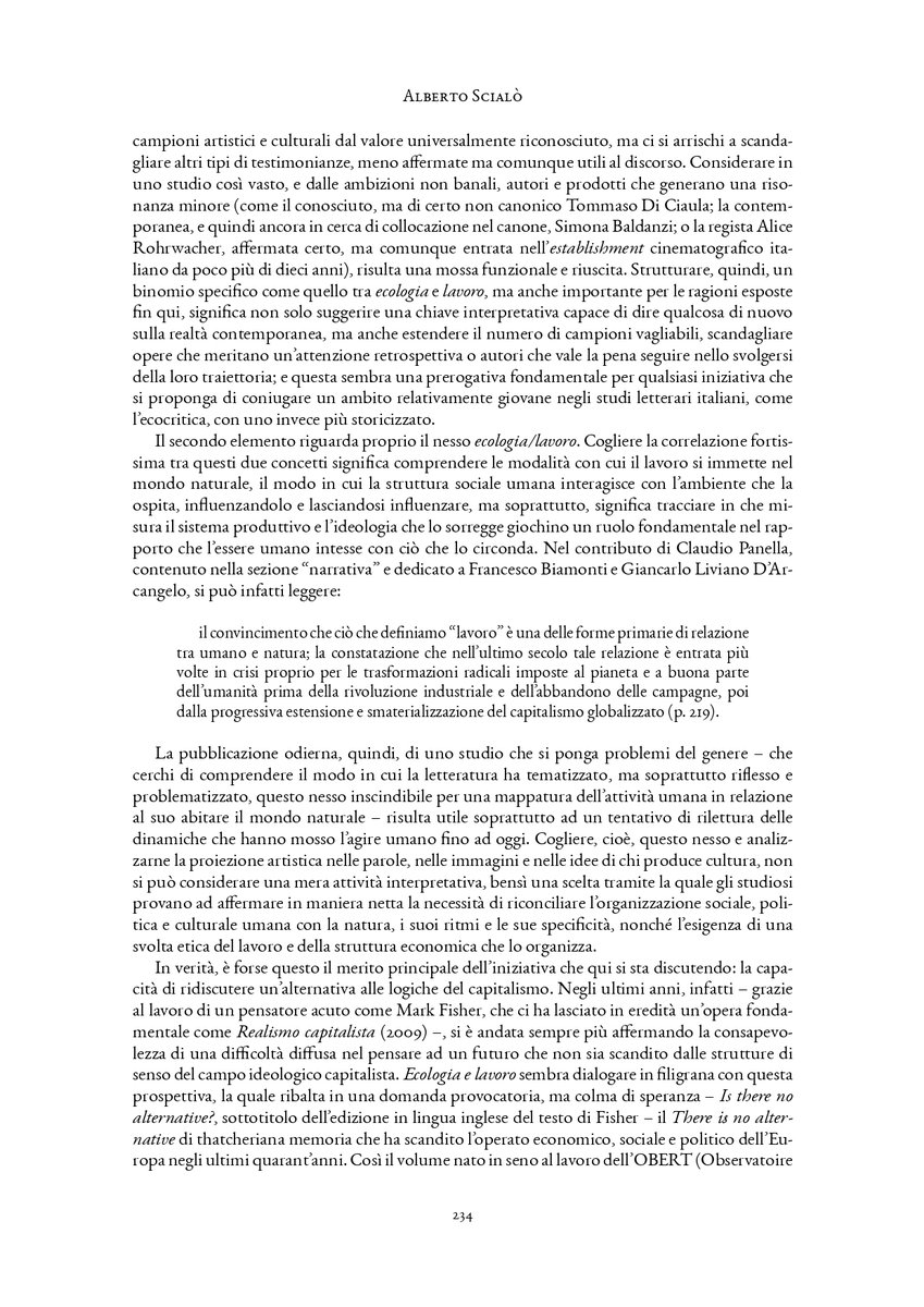 CarloBaghetti's tweet photo. Grazie a Alberto Scialò per la bella recensione su «Aura» del nostro "Ecologia e lavoro" (@MimesisEdizioni). Una riflessione che non poteva trovare migliore sede di questo numero, interamente dedicato a letteratura e lavoro (link nei commenti). https://t.co/yUtIbUtt9F